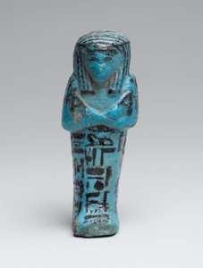 Kleine shabti van de hoofdtekenaar, Amen-em-opet, mogelijk uit Deir el-Bahri, 21e-22e dynastie